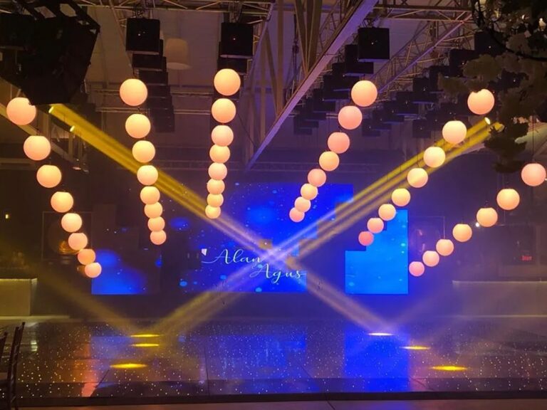 納斯卡活動_LED舞台升降球_升降LED矩陣表演_演唱會